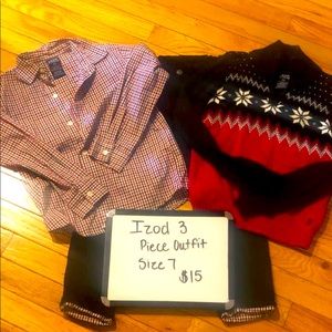 Boys Izod 3 piece outfit